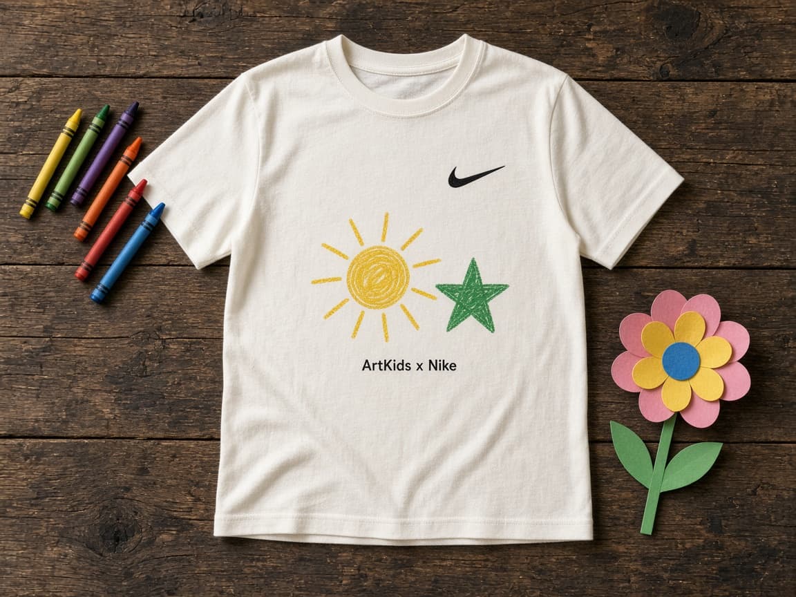 ArtKids × Nike T-shirt for the voting winner