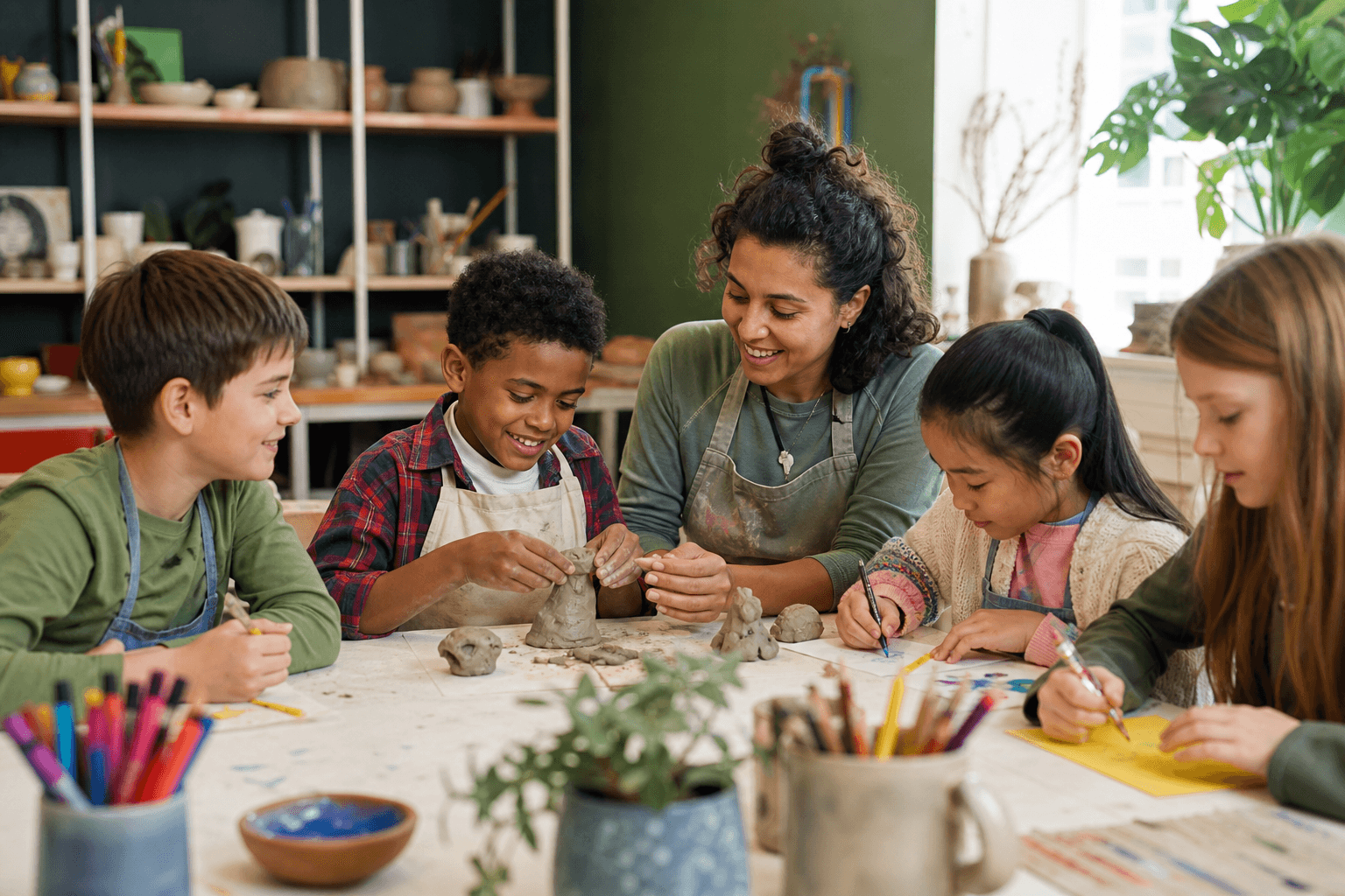 An ArtKids session